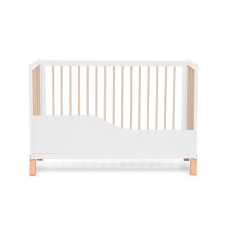 KINDERKRAFT Postieľka drevená so zábranou Lunky
