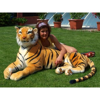 Obrovský ležiaci tiger 200cm
