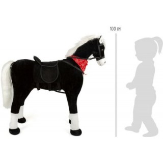 Koník Small Foot sedací čierny XL