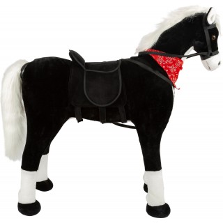 Koník Small Foot sedací čierny XL