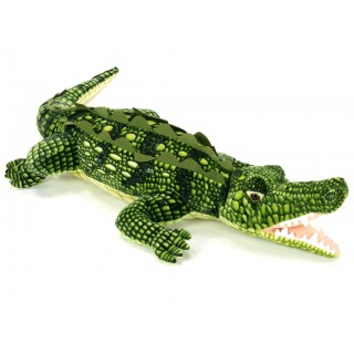 Plyšový krokodíl s otvorenou tlamou