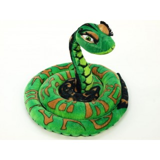 Plyšový had zelený