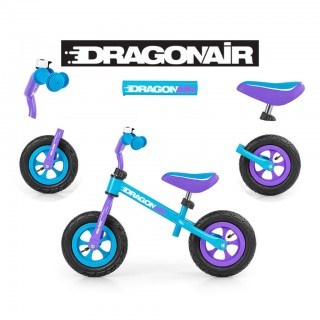 Detské odrážadlo Milly Mally Dragon Air turquise