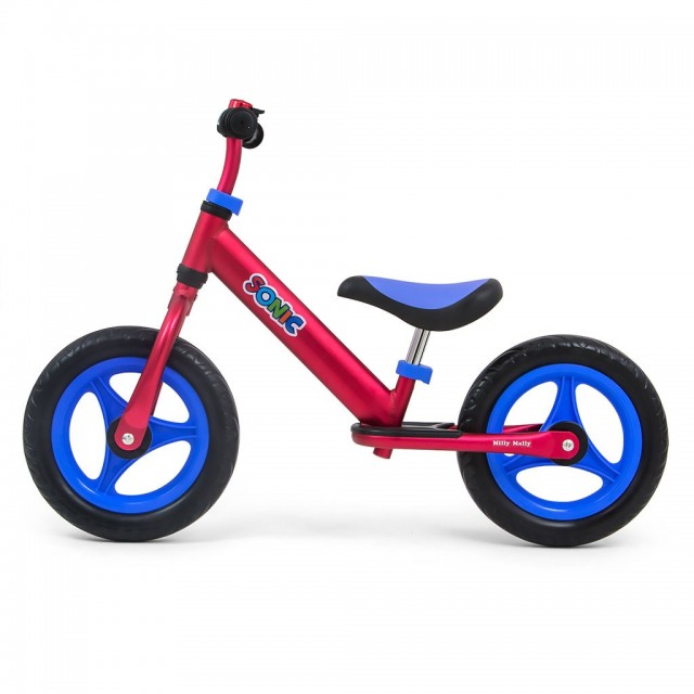 Detské odrážadlo bicykel Milly Mally Sonic Red