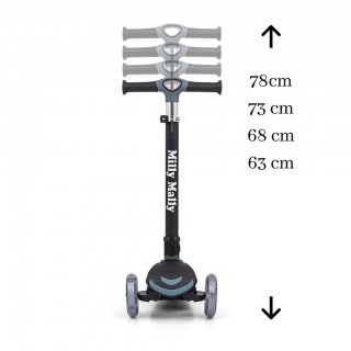 Detská kolobežka Milly Mally Scooter Boogie čierna