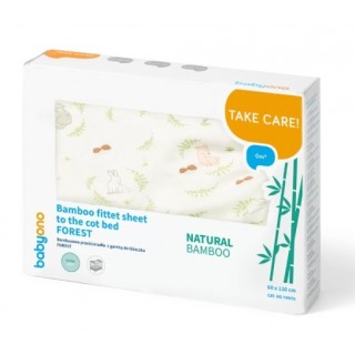 Bambusové prestieradlo - Les ecru