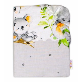 Detské bavlnené prestieradlo do postieľky - Medvedík Koala