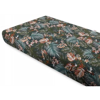 Detské bavlnené prestieradlo do postieľky - Papagáj