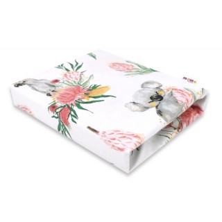 Detské bavlnené prestieradlo do postieľky - Exotika