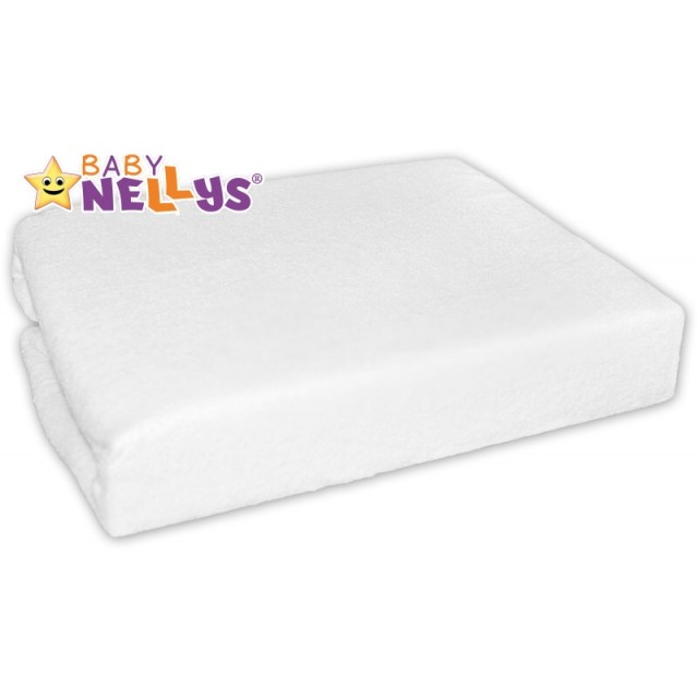 Baby Nellys Jersey plachta biela 90x90