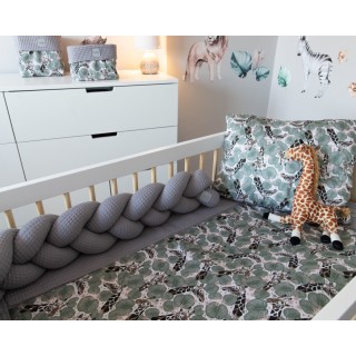 Mantinel pletený vrkoč Vafel - Žirafa