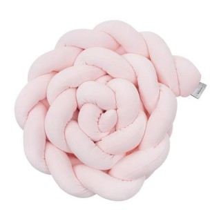 Mantinel do postieľky vrkoč Belisima hodváb ružový