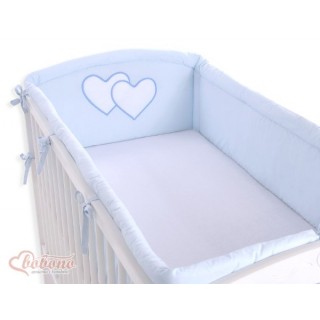 Mantinel XXL okolo celej postieľky Srdiečka