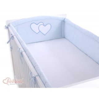 Mantinel XXL okolo celej postieľky Srdiečka