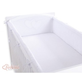 Mantinel XXL okolo celej postieľky Srdiečka