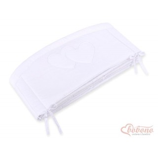 Mantinel XXL okolo celej postieľky Srdiečka