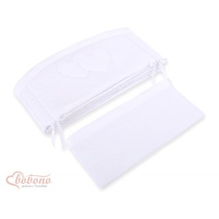 Mantinel XXL okolo celej postieľky Srdiečka