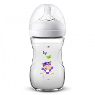 Dojčenská fľaša Avent Natural 260 ml hroch