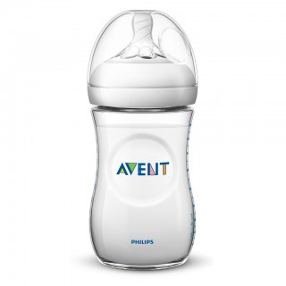 Dojčenská sklenená fľaša Avent Natural 240 ml