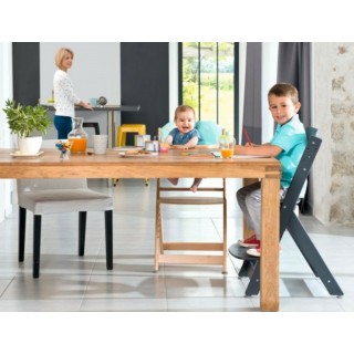 SAFETYSIP Rastúca jedálenská stolička Timba prírodná