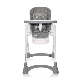Jedálenská stolička Lorelli CAMPANELLA GREY NET