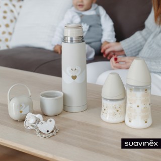 SUAVINEX termoska na tekutiny LABUŤ