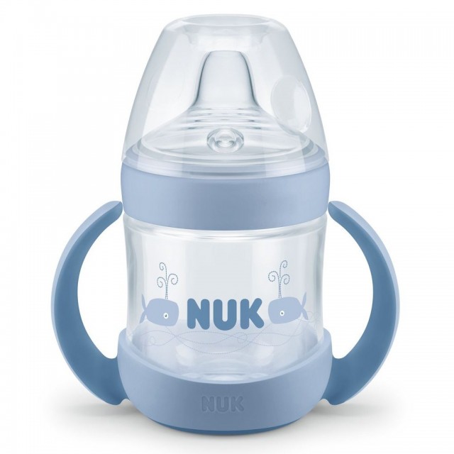 Dojčenská fľaša na učenie NUK Nature Sense 150 ml