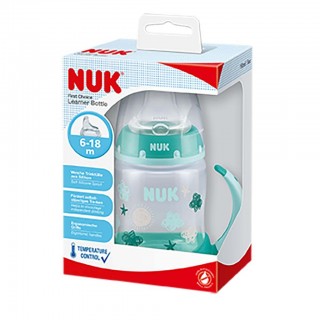 Dojčenská fľaša na učenie NUK s kontrolou teploty 150 ml