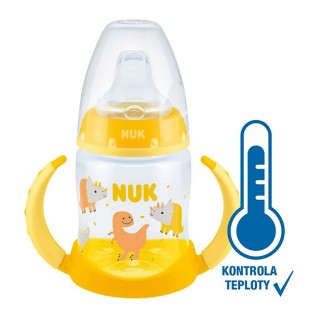 Dojčenská fľaša na učenie NUK s kontrolou teploty 150 ml