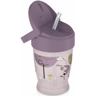 Lovi hrnček so slamkou Lovely Girl - Junior 250ml