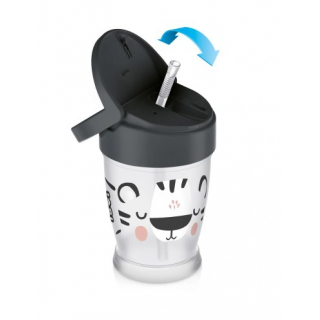 Lovi hrnček so slamkou Salt&Pepper - Junior