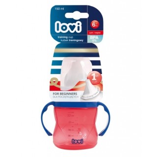 Tréningový hrnček MARINE červený 150ml