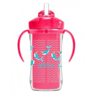 Termálny hrnček so slamkou Straw Cup Dino
