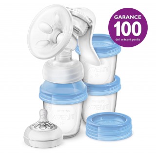 Philips AVENT Odsávačka materského mlieka Natural s VIA systémem + Krém na bradavky 30 ml