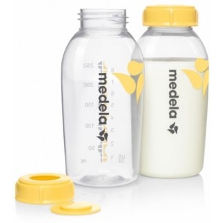 Medela Plastové fľaše bez cumlíka 250 ml - 2ks