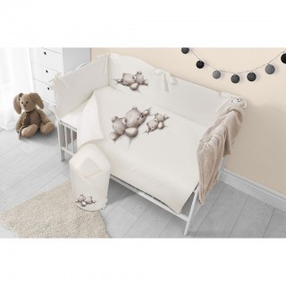 Zavinovačka s výstužou Belisima Lazy Bear beige