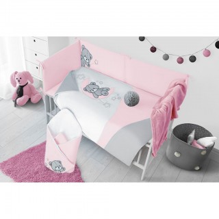 Zavinovačka Belisima Teddy Bear ružová