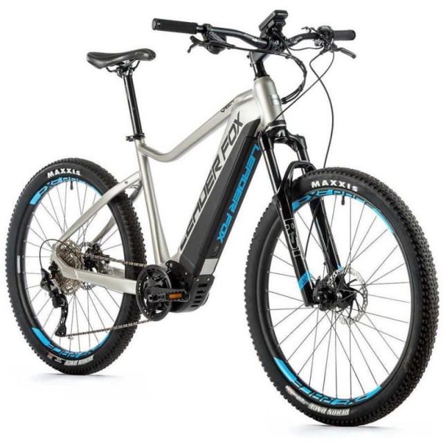 BICYKEL S ELEKTROPOHONOM LEADER FOX OREM 27,5" , 20AH, 720WH | 19.5 " STRIEBORNA MATNÁ/ ČIERNA