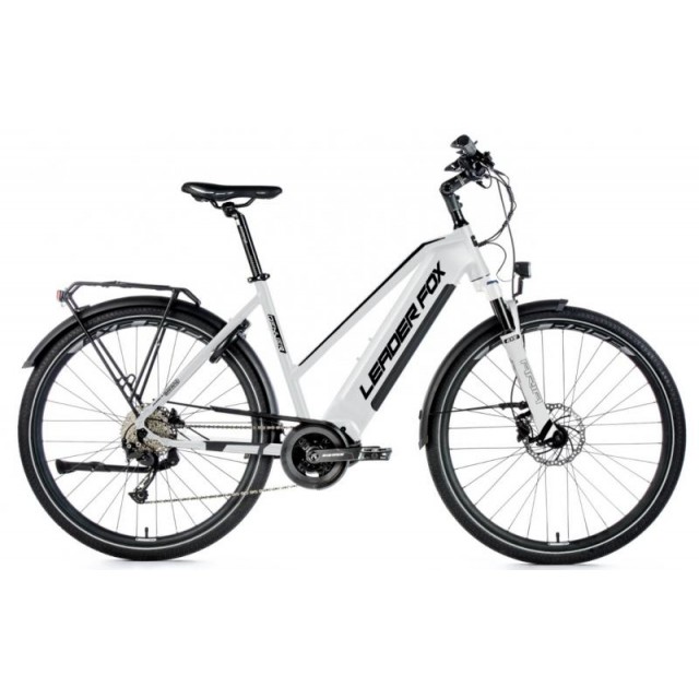 ELEKTROBICYKEL LEADER FOX ENVER DÁMSKY 28" 2021, 36V/15AH | 18 " BIELA