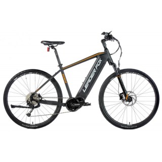 ELEKTROBICYKEL LEADER FOX EXETER 28" 36V/17,5 AH S MOTOROM BAFANG MODEST | 19 " ČIERNA MATNÁ/ ORANŽOVÁ