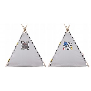 Stan pre deti týpí s veľkou výbavou, Football - modrá /šedá