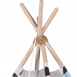 Stan pre deti týpí s veľkou výbavou, Football - modrá /šedá