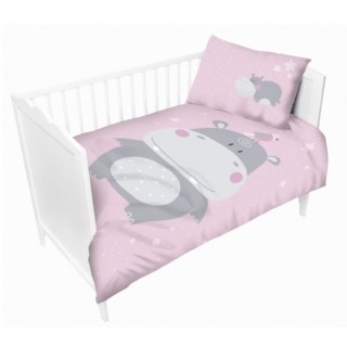 Bavlnené detské obliečky Happy Hippo