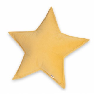 Dekoračný velvet vankúšik Hviezda
