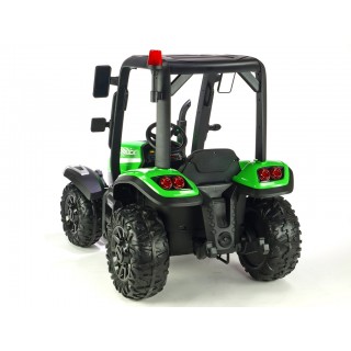Elektrický traktor Blast s kabínou a vlekom 24V, 2x200W