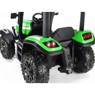 Elektrický traktor Blast s kabínou a vlekom 24V, 2x200W