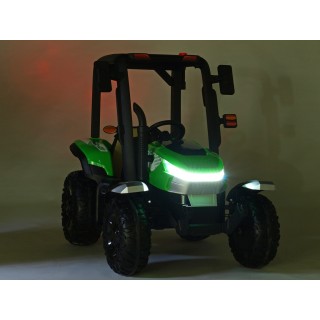 Elektrický traktor Blast s kabínou a vlekom 24V, 2x200W