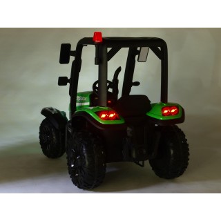 Elektrický traktor Blast s kabínou a vlekom 24V, 2x200W