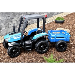Elektrický traktor Blast s kabínou a vlekom 24V, 2x200W