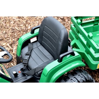 Traktor Agricultur farm s vlekom 2,4G, 24V / 2x200W, zelený
